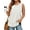 White, variant on MOSHU Summer Tank Tops for Women Round Neck Sleeveless Plus Size Tops Slit Side Stiching Womens Shirts
