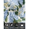 thumbnail image 7 of Blue Spring Floral Cloth Napkins Set of 4 Reusable Dinner Napkins, Watercolor Flowers Pastoral Cocktail Napkin Washable Table Napkins for Wedding/Holiday Party/Baby Shower 20"x20", 7 of 7