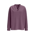 thumbnail image 4 of Womens Long Sleeve Sweaters Knit Button Shirt Lightweight Dressy Casual Basic Pullover Tops Fall Fashion, 4 of 8