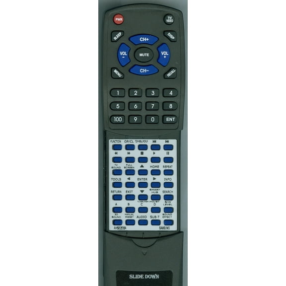 Replacement Remote for SAMSUNG AH59-02538A, RTAH5902538A, AH5902538A, HTF6500W, HTF5500W