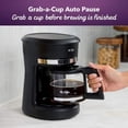 thumbnail image 5 of Mr. Coffee Mini Brew Switch Coffee Maker, 5-Cup Coffee Maker, Black, 5 of 7