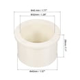 Uxcell Reducer Bushing Pipe Fitting Coupling Tube Adapter White 32x40mm ...