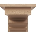 thumbnail image 2 of 4"W x 8"D x 4"H Wide Highland Rough Cedar Woodgrain TimberThane Corbel, Primed Tan, 2 of 6
