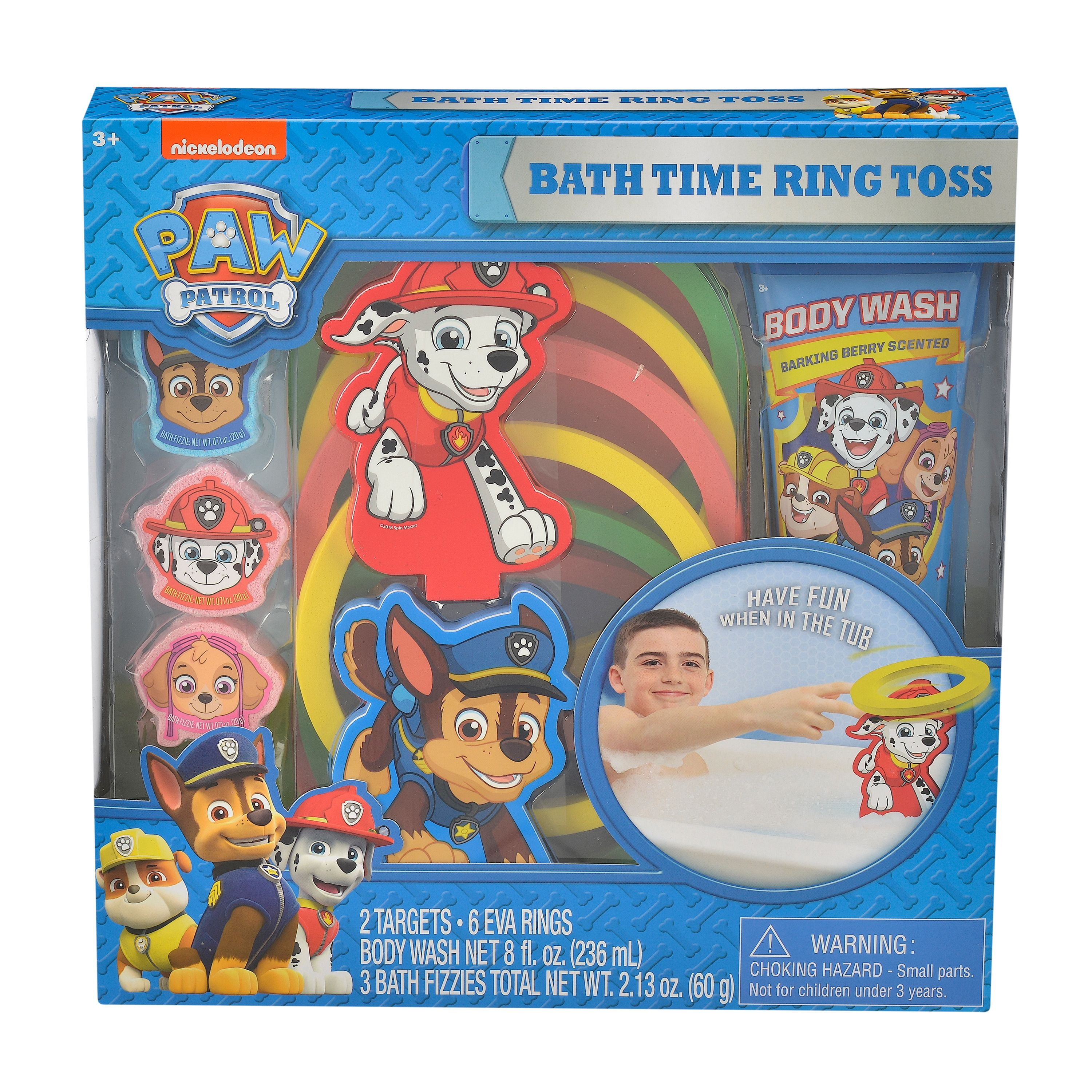 PAW Patrol Bath Time Ring Toss Game and Body Wash Set