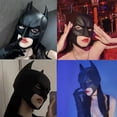 thumbnail image 3 of Máscara de tocado de Batman para hombre, atractiva máscara facial completa, accesorios de Halloween para cosplay, 3 of 5