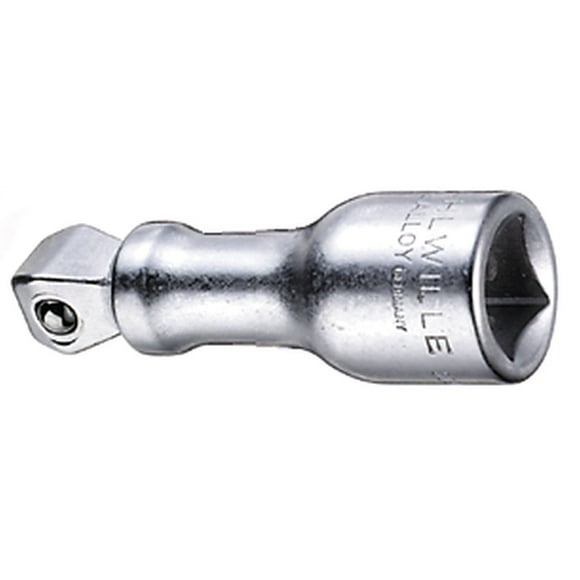 Stahlwille 13010006 Extension de Motrice 509W, Entraînement Carré 1/2 Pouces, Taille 3, Longueur 75mm, Angle de Pivot 15 Degrés, Couple Max 200 Nm, Acier Haute Performance, Fabriqué en Allemagne