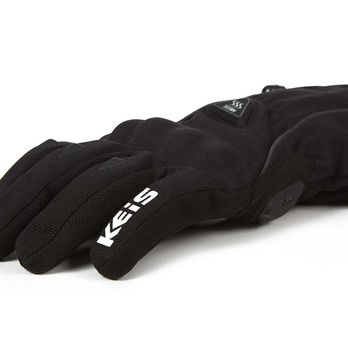 Keis G701 12V Premium Heated Bonded-Textile Touring Gloves 