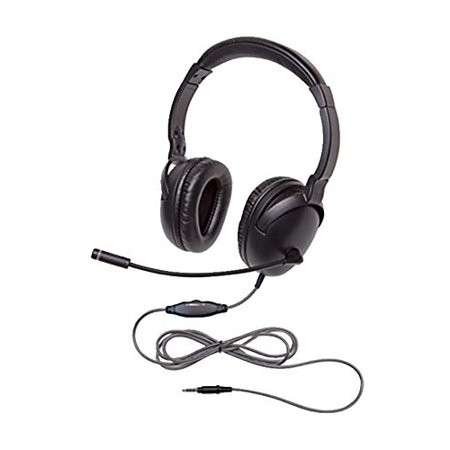 Califone 1017MT NeoTech Plus Headset with Gooseneck Microphone  3.5mm Plug
