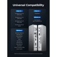 thumbnail image 6 of ORICO 12 in 1 Thunderbolt 4 USB C Dock Station Dual Monitor 40Gbps 14 in 1 USB-C Laptop Docking Station for Laptop SD/TF 3.0 Reader, 3.5MM Jack, RJ45, PD 85W, Daisy Chain, 6 of 11