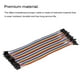 thumbnail image 2 of Macho A Macho Hembra A Hembra Macho A Hembra Cable Multicolor 40 Pines Tablero Puente Cable Cinta Kit De Cable,20 Cm/7.86 Pulgadas Sweethay TO002853-00, 2 of 7