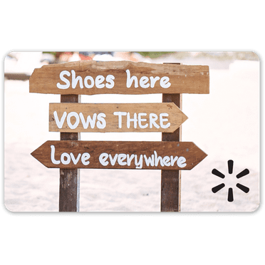 Wedding Signs Walmart Gift Card