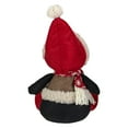 thumbnail image 5 of Northlight Sitting Winter Penguin Christmas Figure - 15" Red, White, and Black, 5 of 5