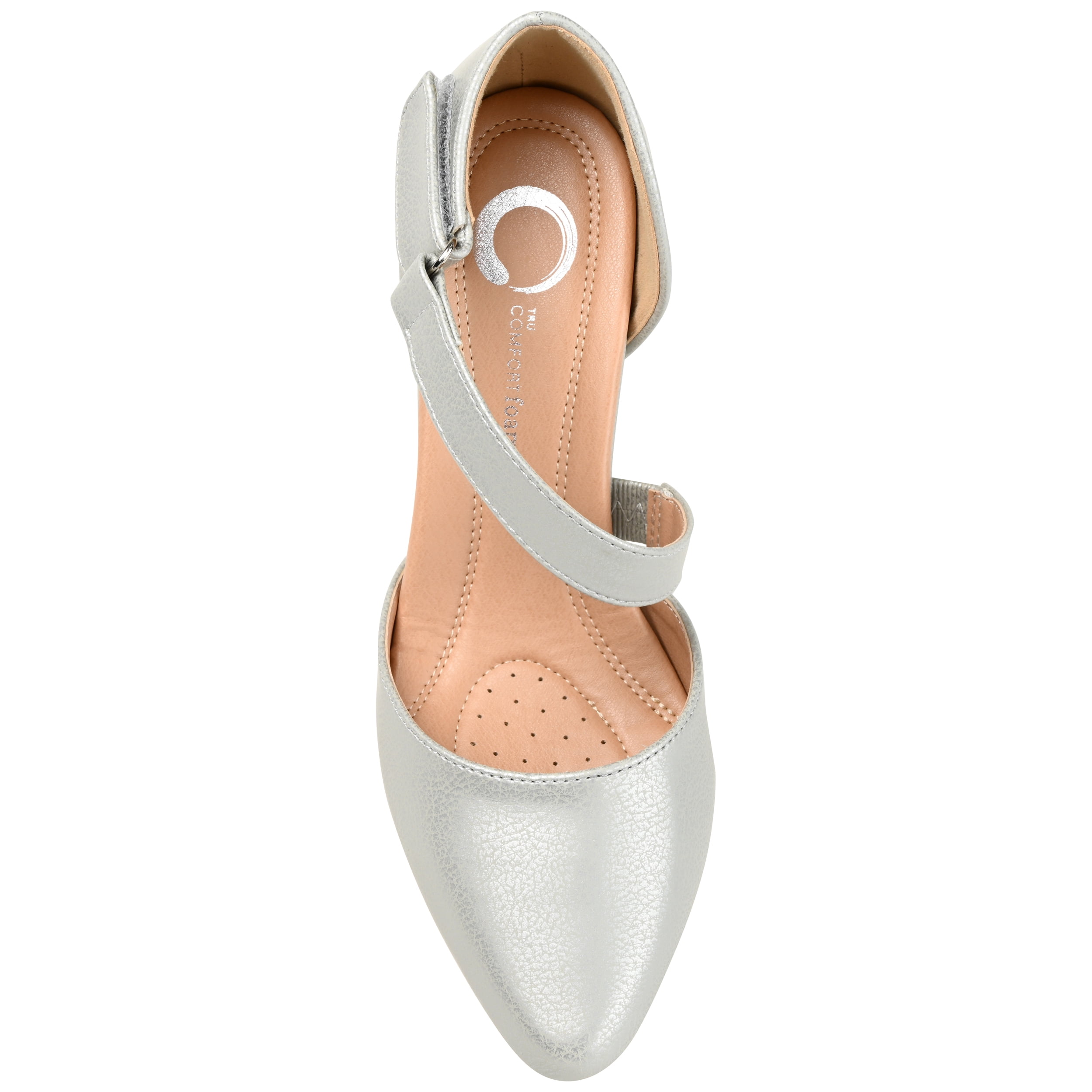 Journee Womens Tillis Pointed Toe Mid Heel Pumps, Widths Available