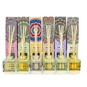 Karma Scents 6 Piece Scented Oil Reed Diffuser Set