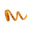 thumbnail image 2 of Cinta de Halloween para envoltorios de regalos y manualidades - Lazo de poliéster naranja, amarillo y negro espeluznante para decoraciones de fiestas, 2 of 6