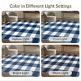 thumbnail image 7 of ODIKA 6'x9' Washable Area Rug Non-Slip, Easy Care, Plaid Checkered Front Tartan Farmhouse Windowpane Grid Motif for Family Room, Living Room, Master Bedroom, 7 of 7