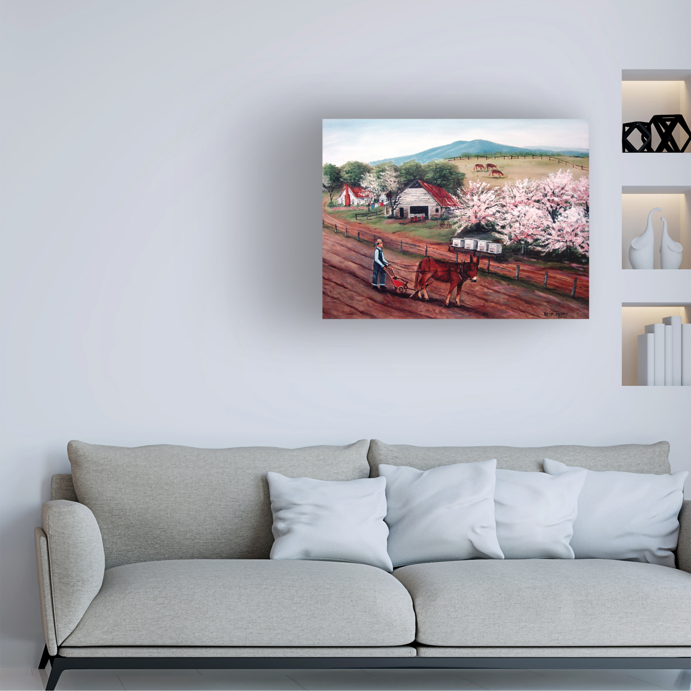 Trademark Fine Art 'Planting Corn' Canvas Art by Arie Reinhardt Taylor