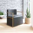 thumbnail image 2 of ZUO Xander Accent Chair Gray, 2 of 10