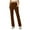 Brown, variant on successthop Straight Leg Yoga Pants with Pockets Women Casual Gym with Pockets Elastic Trousers Solid Trendy Bottoms Red