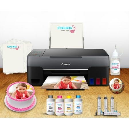 Icinginks Bakery Pro 2.0 Package Edible Printer System with Edible Inks and Edible Sheets