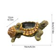 thumbnail image 4 of YYDENG Rustic Resin Turtle Planter Figurine with Whimsical Coastal Charm for Desk Shelf Display - A Functional and Decorative Home Accent Piece, 4 of 7