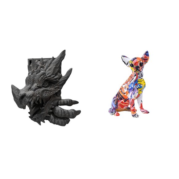Figura de mesa,Estantes de sujetalibros Estatua de sujetalibros,Sujetalibros decorativos para libros pesados Decoración del hogar,Figura decorativa,Estatua de perro