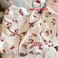 thumbnail image 2 of Pijama japonés Kawaii Hello Kitty, muñeco de personaje de dibujos animados, suave y cómodo, pantalones de manga larga, conjunto de ropa de casa, lindo regalo, 2 of 4