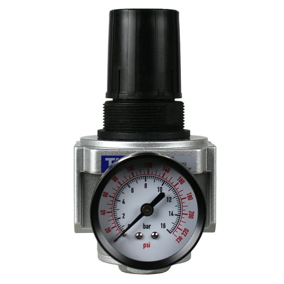 1/2" Air Compressor Pressure Regulator with Gauge Inline Industrial Grade R704N