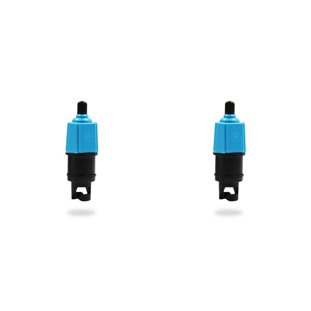 Speravity Adaptador de válvula de aire Tabla de paleta de bote de goma Adaptadores de bomba inflable Reemplazo portátil Remo Inflador de bicicleta Azul 2piezas Speravity CBP191512