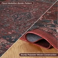 thumbnail image 6 of Superior Cardinal Vintage Washable Indoor Area Rug, 2'7" x 10', Red, 6 of 12