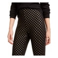 thumbnail image 3 of MAISON JULES $49 Womens New Black Polka Dot Skinny Casual Leggings XS B+B, 3 of 4