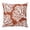 Rust, Red, White, variant on Throw Pillow Covers, Blue Coral Coastal 24x24 Pillow Covers for Couch/Sofa/Bed, White Summer Beach Seaside Ocean Decorative Square Linen Cushion Pillowcase for Home Decor