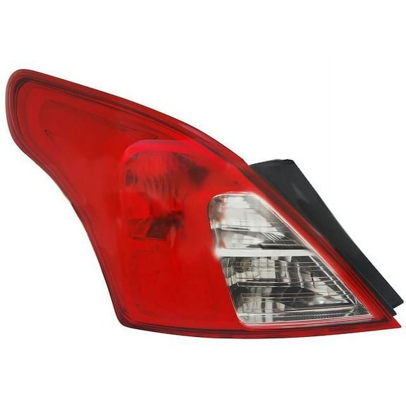 Left Tail Light Assembly - Compatible with 2012 - 2019 Nissan Versa Sedan 2013 2014 2015 2016 2017 2018