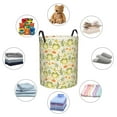 thumbnail image 4 of Balery Frogs And Botanical Cesta de ropa redonda con asas, impermeable, independiente, para ropa, juguetes, dormitorio y familia-Small, 4 of 6