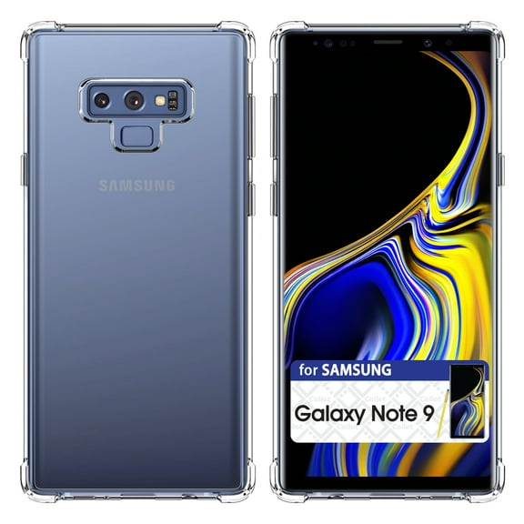 Samsung Galaxy Note 9 Case, Shockproof and Scratch Resistant Case for Samsung Galaxy Note 9 by Cellet - Transparent