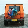 thumbnail image 6 of Sikiie Vibrant Fluid Motion Art PVC Leather Spare Tire Wheel Cover Spare Tire Cover, for Car Truck SUV Camper Trailer Universal Fit(14-17in)-14 inch, 6 of 6