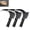 3pcs, variant on Tactical Dual Head Clearing Axe & Sickle, High Manganese Steel Double Scythe, Outdoor Brush Clearing Tool for Mowing Grass, Cutting Vines, Cutting Bamboo and Harvesting RIC