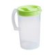 thumbnail image 3 of Jarra de agua con tapa Jarra de té helado Hervidor de limonada Jarra de agua con asa Verde, 3 of 9