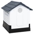 thumbnail image 3 of vidaXL Dog House Grey 57x68x66 cm Polypropylene, 3 of 5