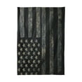 thumbnail image 6 of DEIARA Black Design American Flag Square Tablecloth 60×108in Polyester Fabric Tablecloth Washable Dust Resistant Wrinkle Resistant, 6 of 9