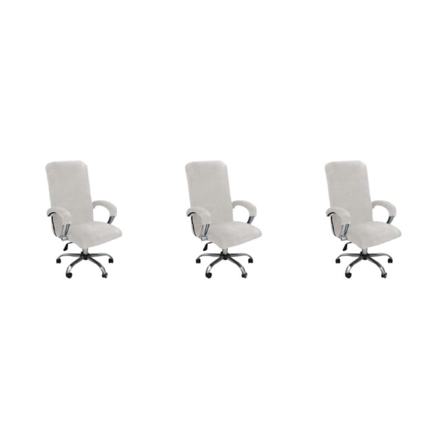 Bewildely Funda para silla de ordenador de oficina de 3 piezas, espacio de trabajo con estilo y protección, decoración embellecedora, color Type1 NO1