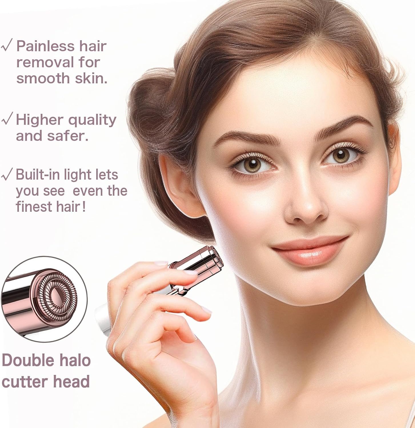 Hoeylife Facial Hair Remover with LED Light photo 8