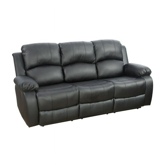 PonLiving Furniture Rena Living Room Manual Rocker Recliner / Fabric: Black Rena Living Room Manual Rocker Recliner / Fabric: Black