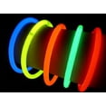thumbnail image 4 of Glow Sticks Bulk Wholesale Necklaces, 100 22" Glow Stick Necklaces Pink +100 FREE Glow Bracelets BONUS, Glow With Us Brand, 4 of 5
