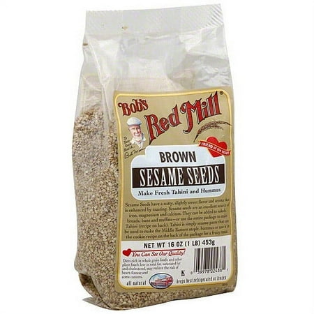 Bob's Red Mill Brown Sesame Seeds, 16 oz (Pack of 4)