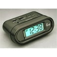 thumbnail image 1 of Equity 31003P BLK LCD Snooze Alarm Clock - Black, 1 of 1