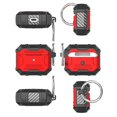 thumbnail image 2 of JTCASES for AirPods 3rd Generation Case, Wireless Charging with Keychain Hybird Two-layer Shockproof Anti-fall Full Protection for AirPods 3rd Gen, Silver, 2 of 9