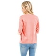 thumbnail image 7 of Made by Olivia Women's Classic Button Down Long Sleeve V-Neck Soft Knit Sweater Cardigan, 7 of 7