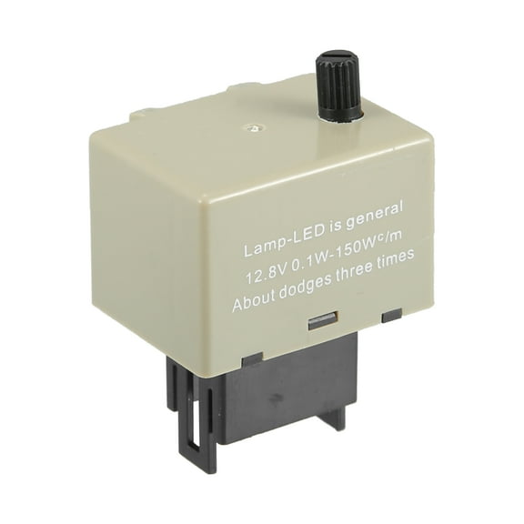 Electronic LED Flasher Relay Fix 8 Pin Turn Signal Flashers Universal for Car Speed Adjustable Gray