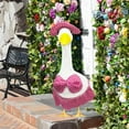 thumbnail image 2 of WKSCLPAI Porch Goose Summer Outfit for Cement or Plastic Goose, Fashion Hawaiian Lawn Goose Costume for 23 Inch Yard Goose Statue, Garden Yard Outdoor Decor (Hot Pink), 2 of 7